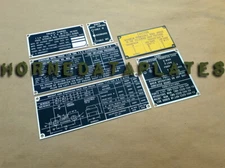 M-715 GLADIATOR WITH WINCH KAISER JEEP CORPORATION M715 DATA PLATES SET W/WN 