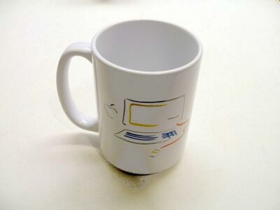 RARER Apple Computer Picasso Lisa Logo Tall Mug - NEW