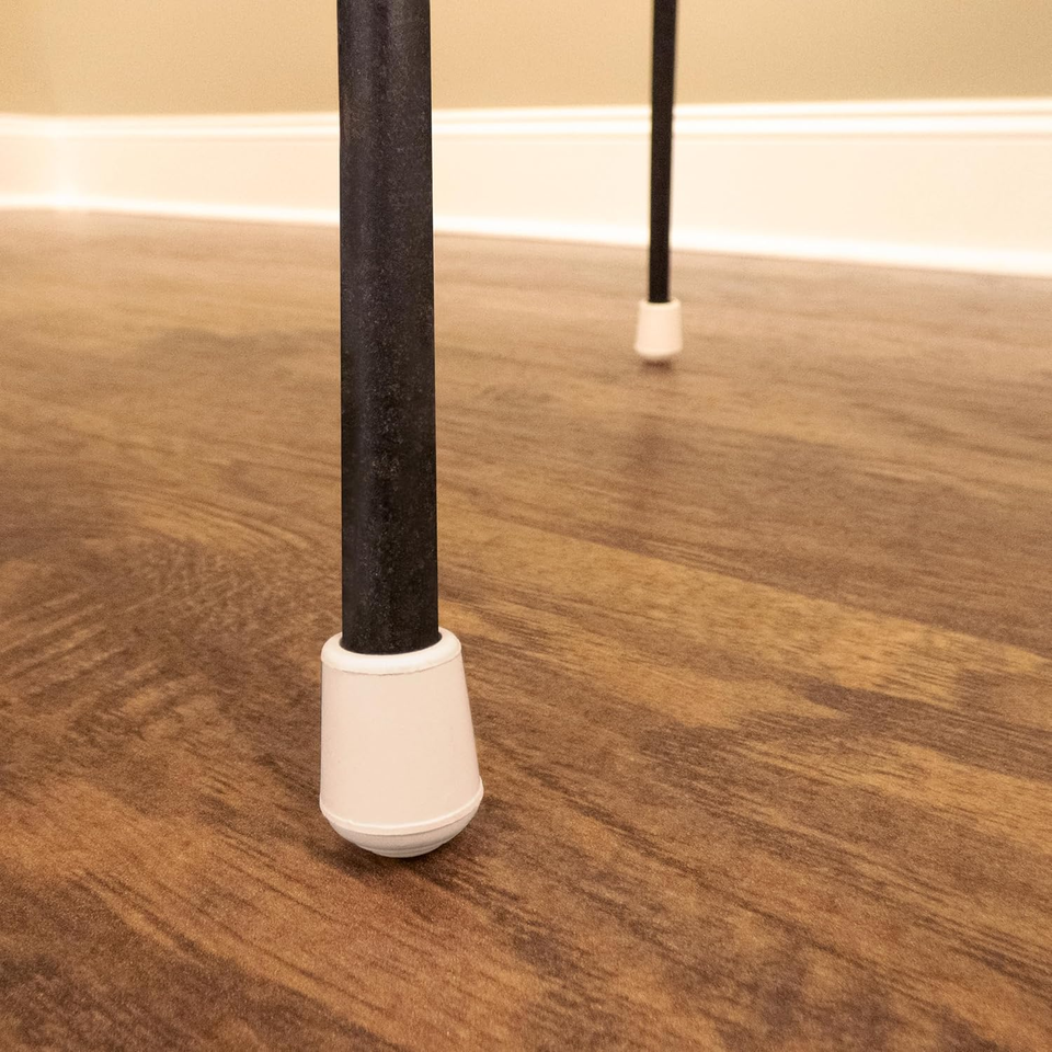 softtouch 1/2" Rubber Folding Metal Chair Leg Cap Replacement Tips