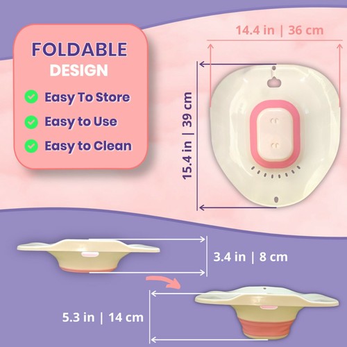 Yoni Steaming Seat for Toilet | Sitz Bath Soaking Tub | Vaginal Steam Basin - Picture 5 of 6