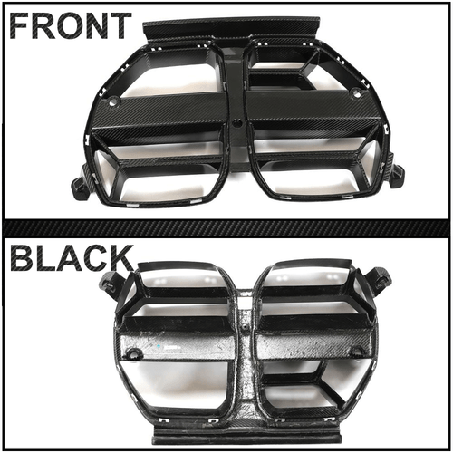 DRY Carbon Kühlergrill Nieren Grill Mit ACC für BMW G80 M3 G82 G83 M4 2021-2024 - Bild 12 von 13