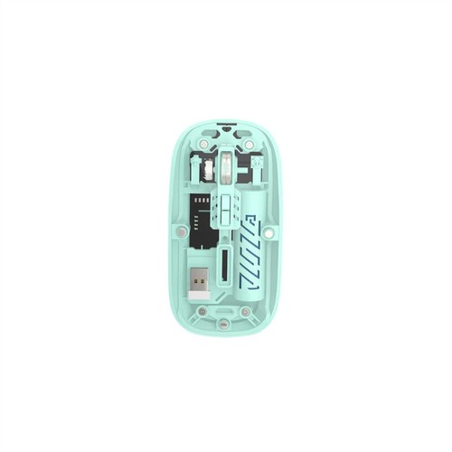 Transparent Mouse Dual Mode 2.4G Bluetooth Rechargeable Mouse Noiseless Cordless - Afbeelding 15 van 21