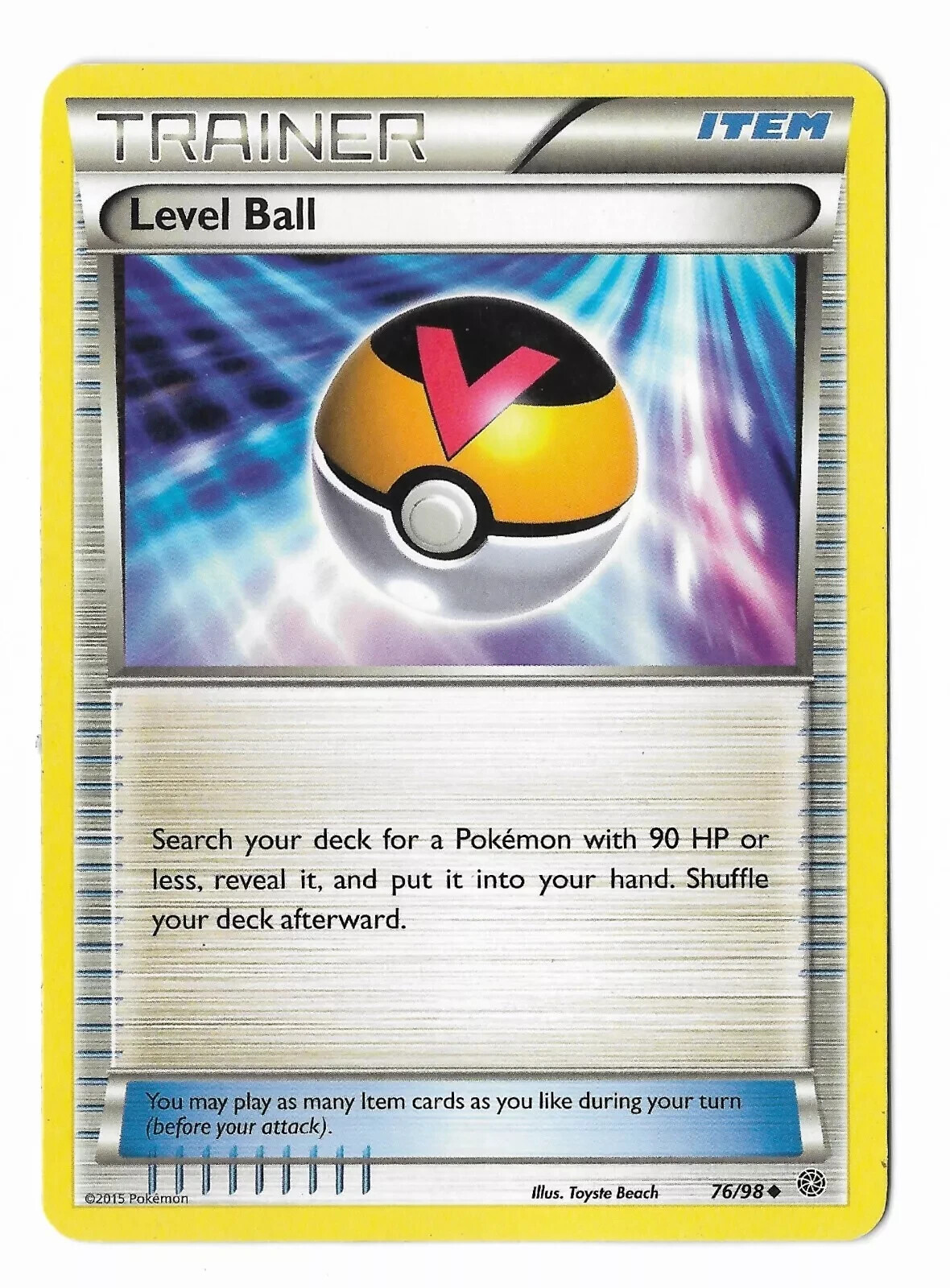 Pokémon TCG Level Ball Ancient Origins 76/98 Regular Uncommon