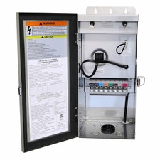 Lightkiwi&reg; MultiTap Outdoor Low Voltage Landscape Lighting Transformer 75W-600W