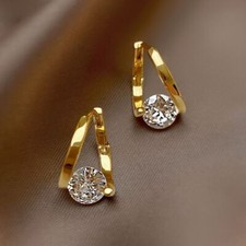2Pairs Women Lymphvity Magnet Therapy Germanium Earrings Lymphatic Drainage Ear