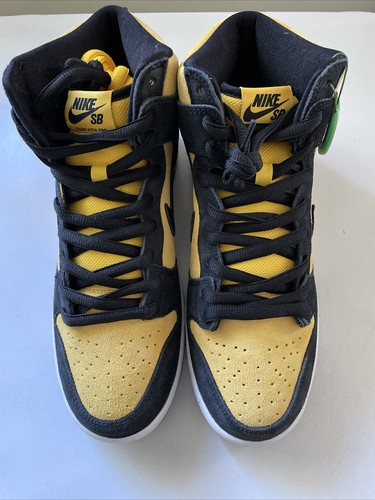 Nike SB Dunk High "Reverse Golden Rod" - Men's Size 9.5 - Picture 11 of 12