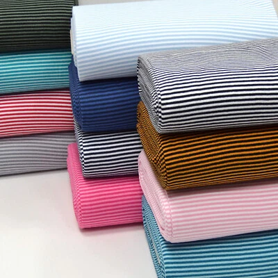 MAGAM-Stoffe "Anni" Ringelbündchen Feinstrick Bündchen ÖKO-TEX Meterware ab 50cm