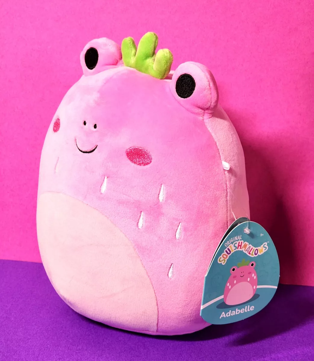 Squishmallows Adabelle the Pink Strawberry Frog 8 NWT BoxLunch