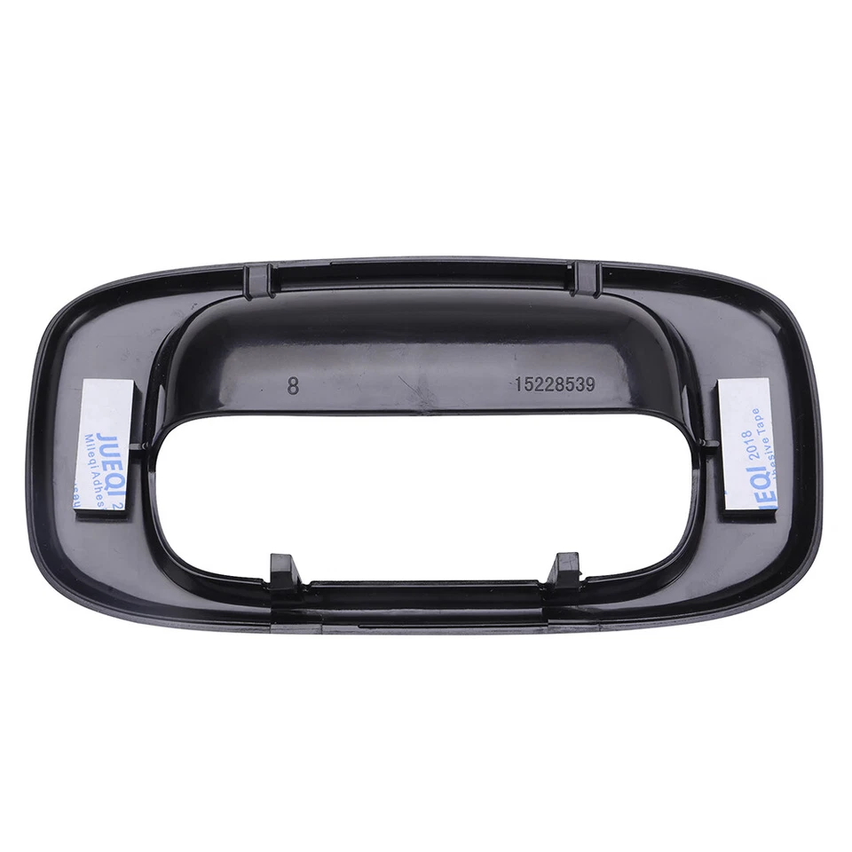 Tailgate Handle Bezel Cover Black For GMC SIERRA Chevy SILVERADO 1500 1999-2006 Foto 3 de 4