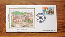 Urban Renewal  1984  Benham Silk FDC / Cover . Milburn Gate, Durham Laing   pmk.