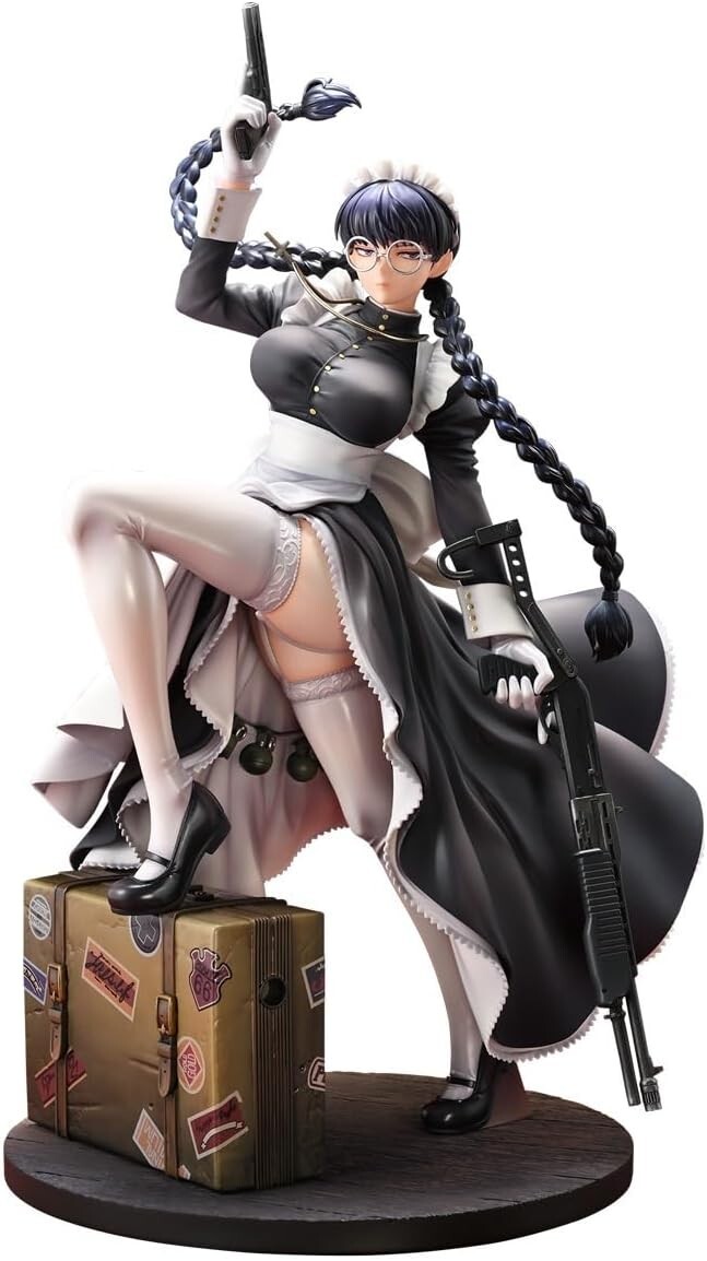 特典付 BLACK LAGOON フィギュア Ship November] Black Lagoon Roberta Nightmare Maid Ver. 1/7 Figure