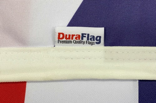 JERSEY RED ENSIGN DURAFLAG 150cm x 90cm 5x3 FEET HIGH QUALITY FLAG ROPE & TOGGLE - Picture 3 of 6