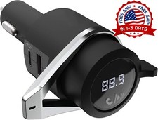 Transmisor de radio FM Bluetooth para coche, manos libres para llamadas US NUEVO