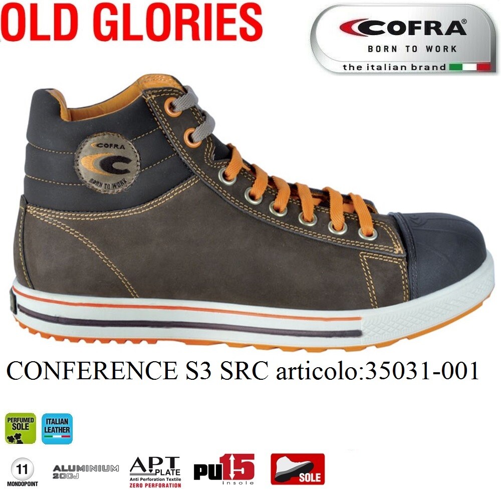Scarpa antinfortunistica Cofra CONFERENCE S3 SRC nubuck