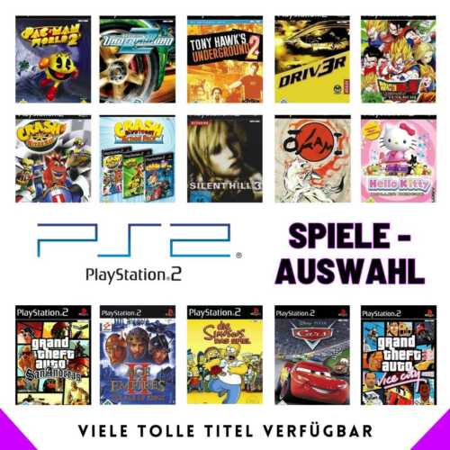 PS2 PlayStation 2 Spiele NfS Underground, SingStar, Buzz, Gta, USK18 - Auswahl - Bild 1 von 210