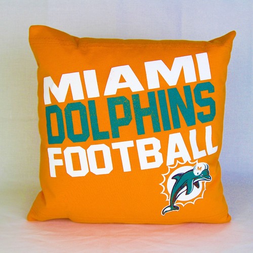 Miami Dolphins NFL Decorative Pillow eBay