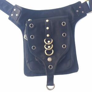 Moto Utility Belt Bag Festival Cos Play Fancy Goa Fanny Bum Bag Steampunk Pouch Ebay