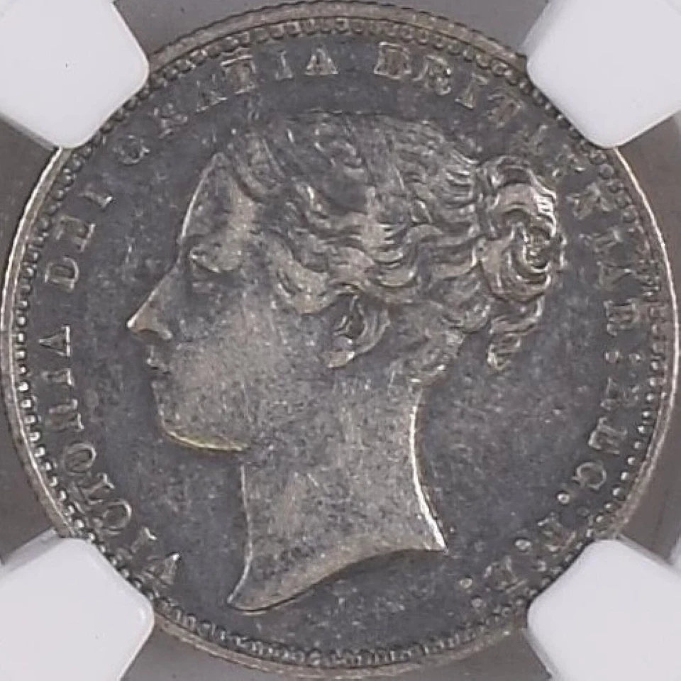GREAT BRITAIN. 1868, Shilling, Silver - NGC XF40 - Die Number 39 - Darker Toned - Image 3 of 4