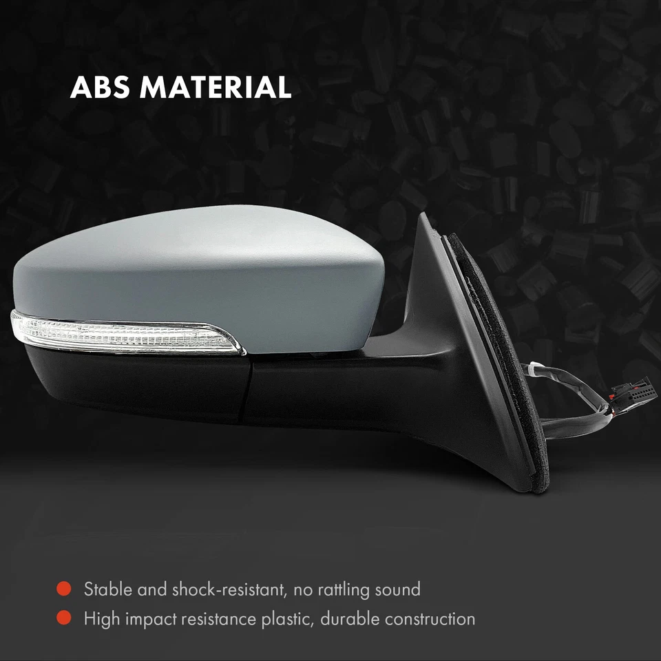 Espejo retrovisor térmico derecho derecho derecho eléctrico con intermitente para Volkswagen Passat 2012 2013-2015 Foto 3 de 4