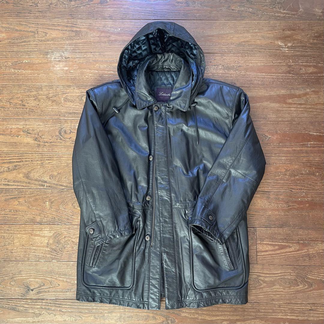 Vintage LOLD ANTHONY Leather Jacket Black Men's Size L From Vintage LOLD ANTHONY Leather Jacket Black Men's Size L From