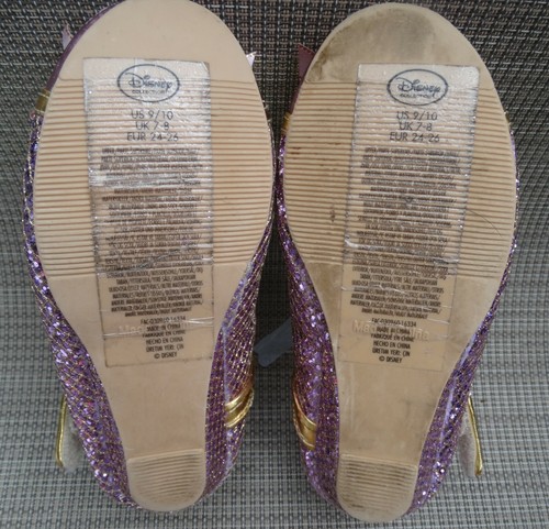 DISNEY STORE girl's Princess costume 2-3 shoes: Pocahontas, Merida, Jasmine - Picture 11 of 25