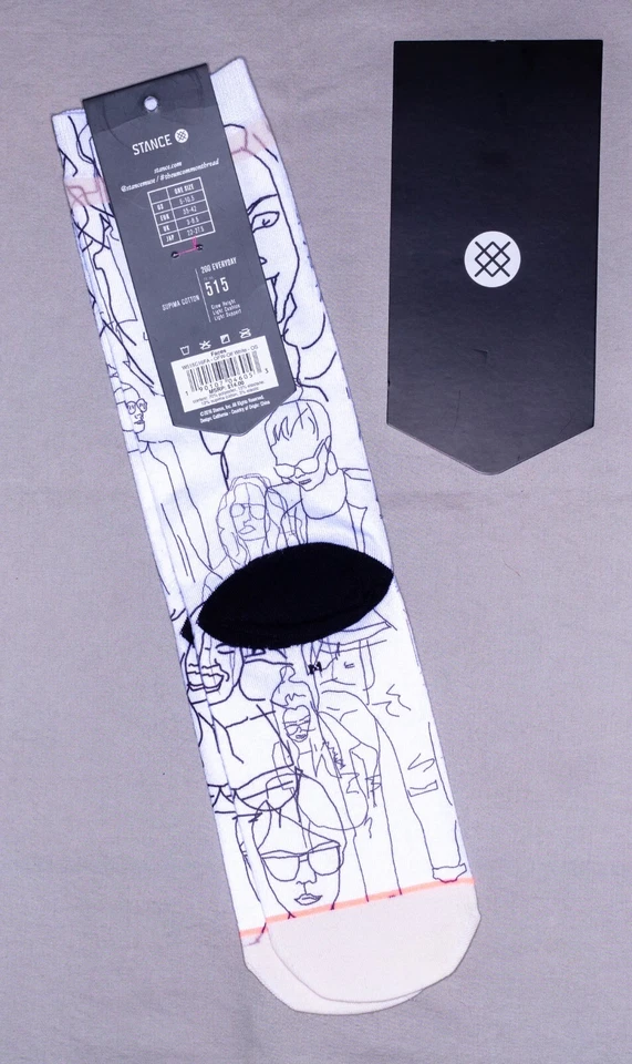 Calcetines Stance Reserve Collection para mujer 'Face' | OS | Crew | Nuevos con etiquetas | 2016 Foto 2 de 3