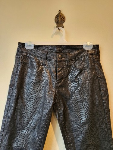 Bebe Black Snake skin Animal Print 