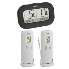TFA-Dostmann 30.3073.01 Funkthermometer Doubl...