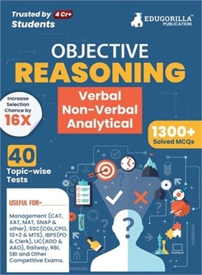 Reasoning: Verbal, Non Verbal & Analytical Book 2023 (English Edition) - 40 Topi
