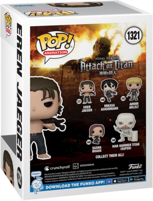 Funko Pop 1251 Attack On Titan – Eren Enfant, Vinyle, Neuf Sous Blister