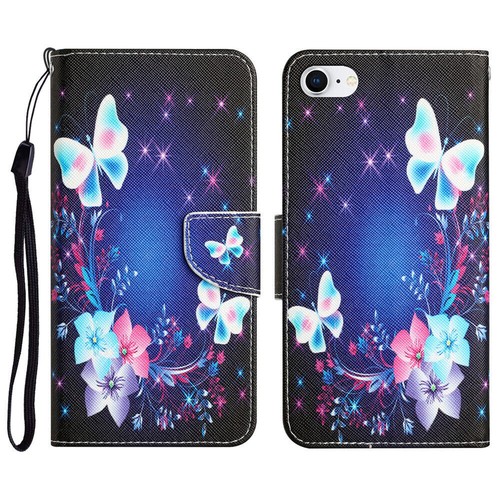 Luxury Flower Dog Cat Butterfly Wallet Cover Case For XS Max XR 8 7 SE 2020 2022 - Picture 36 of 44