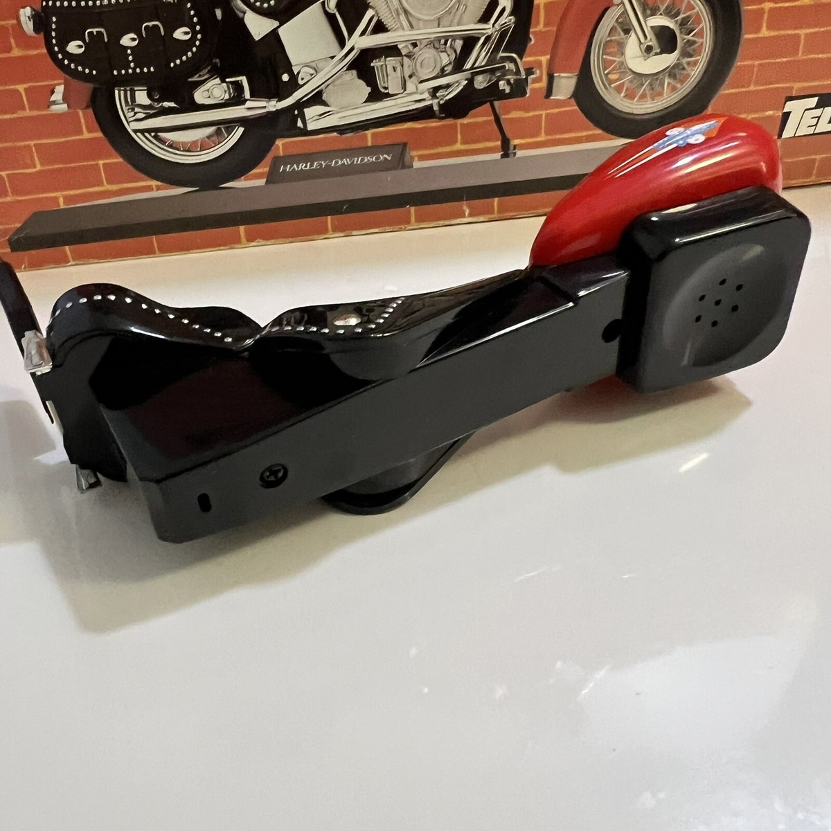 Harley Davidson Motorcycle Push Button Telephone w/ Original Box