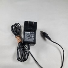 Canon AC-380 AC Adapter Power Charging Cable Cord DC 6.3v Black