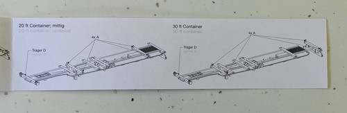 Herpa 154765 MERCEDES BENZ ACTROS V8 CTD CONTAINER TPT + COSCO OPEN TOP 40' BOX - Picture 15 of 21