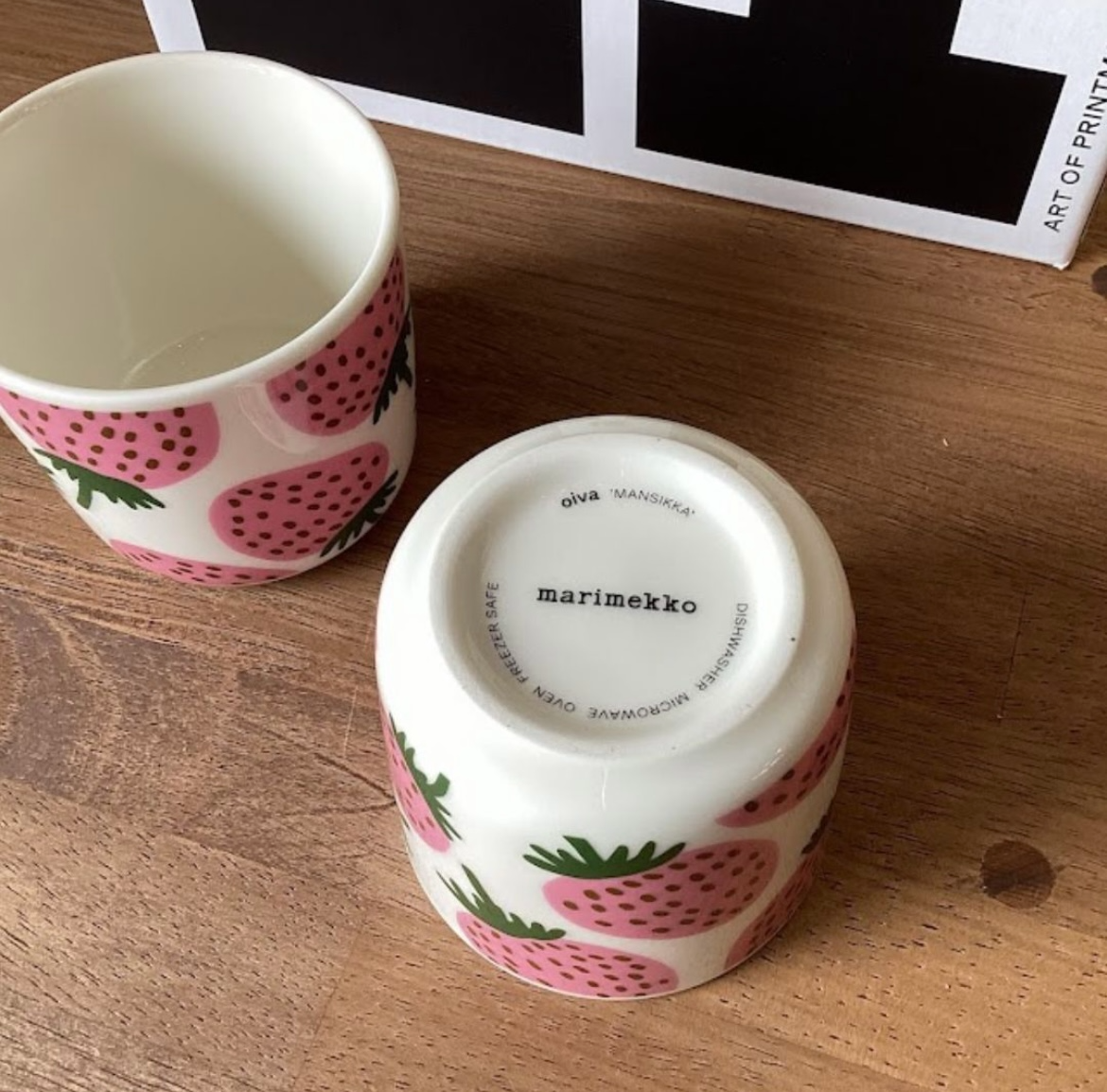 marimekko - Mansikka マグカップ 新品 marimekko MANSIKKA マンシッカ マグカップ&プレート