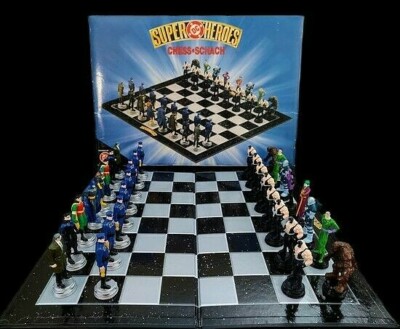 dc comics chess set