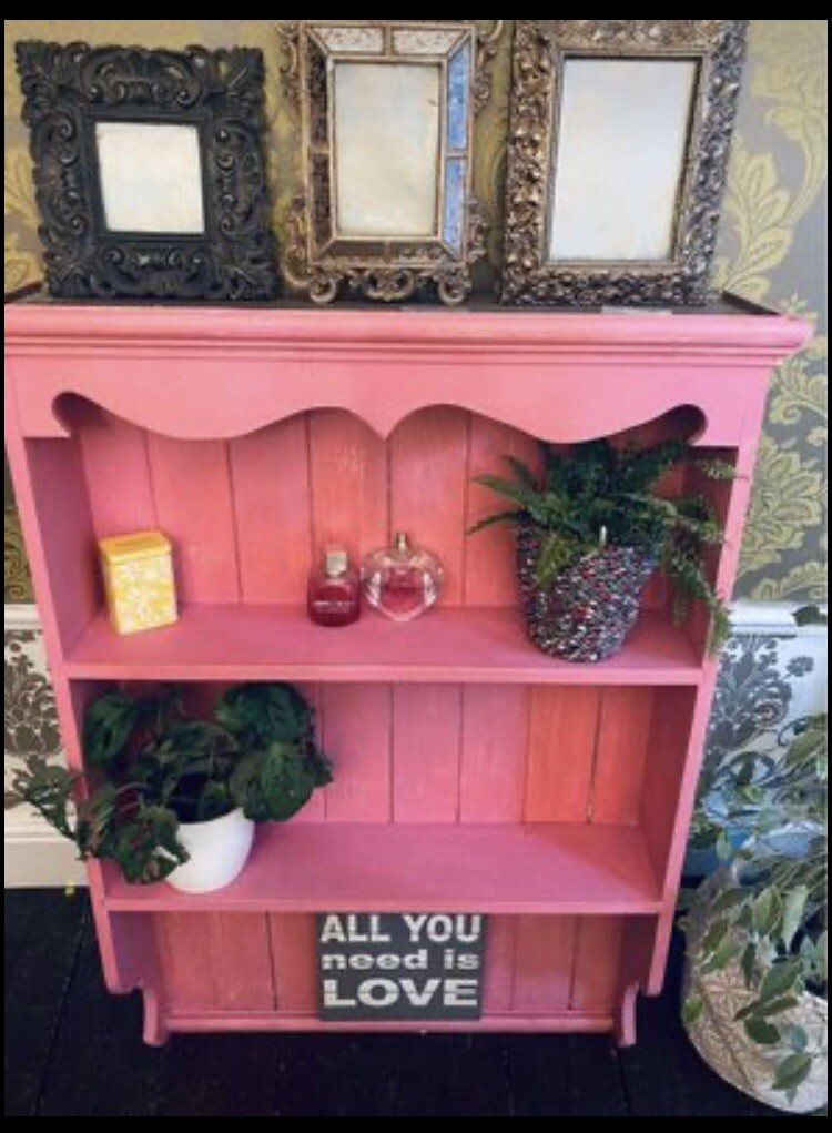 Vintage, Beautiful Kitchen/Dining Shelving Unit Timber Shelf eBay