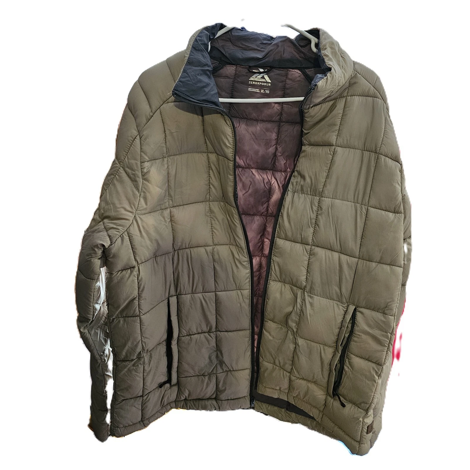 Men's ZeroXposur Lightweight Quilted Puffer Jacket Xl New