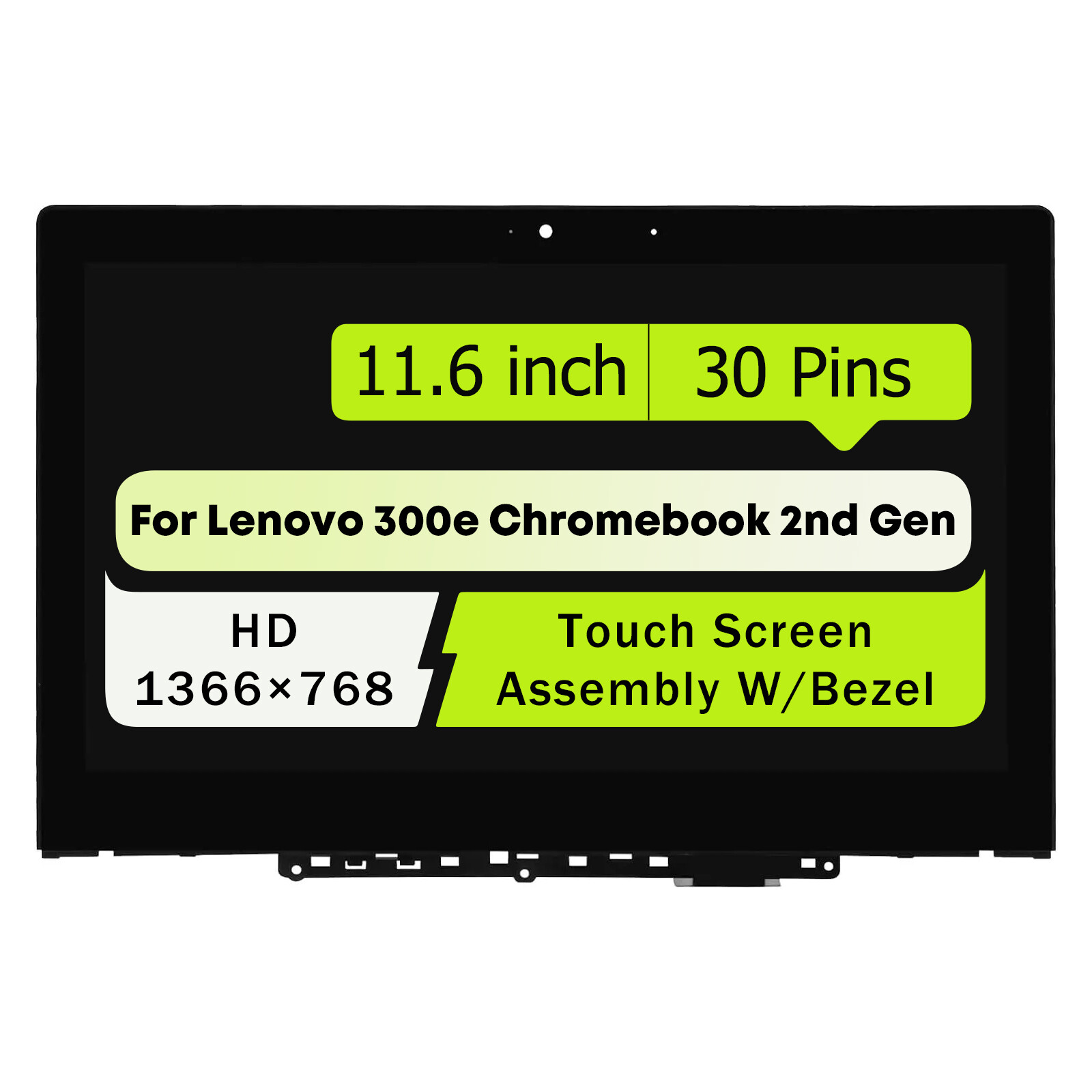 11,6"B116XAN06.1 Per Lenovo 300e Chromebook 2a Generazione