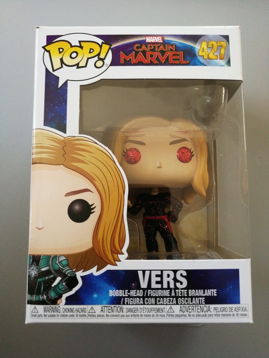 Custom Diamond Red & Black Captain Marvel - Vers #427 Funko Pop