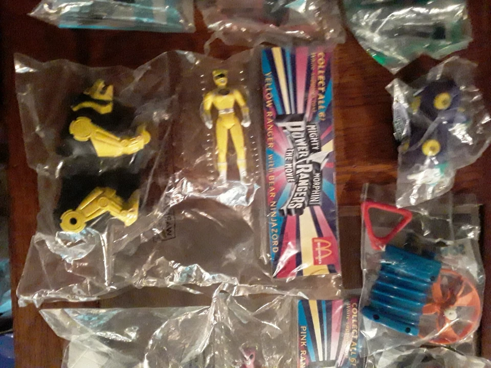 LOTE Sonic Tails Knuckles Mighty Morphin Power Rangers Batman Animado Happy Meal Foto 3 de 4