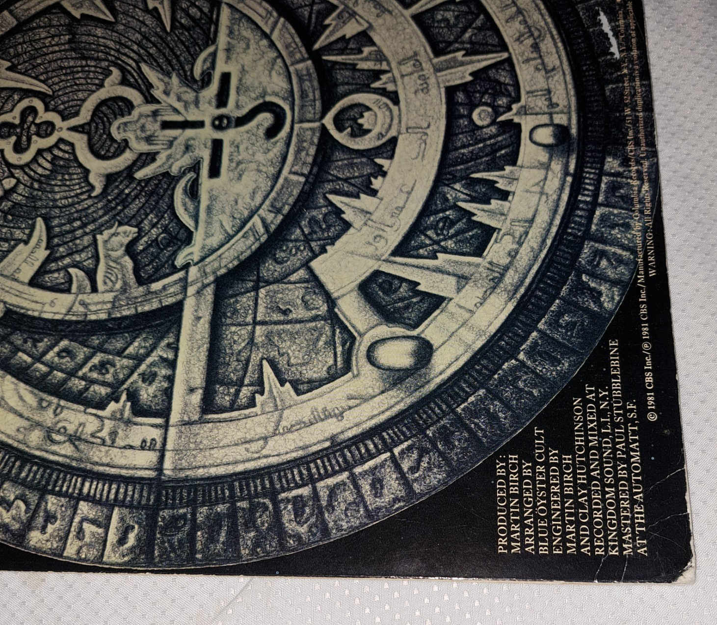 Blue Oyster Cult Fire Of Unkown Origin LP