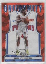 2020 Panini Contenders Optic Uniformity Red Cracked Ice Prizm Saddiq Bey #35 5yi