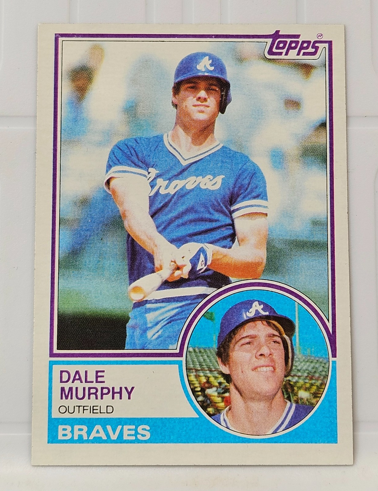 Dale Murphy Braves 1983 Topps Baseball Card #760