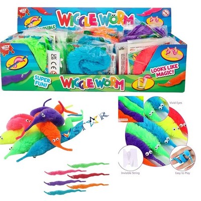 Wiggle Worms Furry Wacky Magic Fluffy Trick Twisty Colourful Stretchy Fidget
