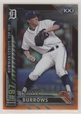 2016 Bowman Scouts' Top 100 Orange Refractor 13/25 Beau Burrows #BTP-97 7e6