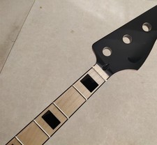 4String J bass guitar neck part 20 fret 34 inch maple fingerboard inlay