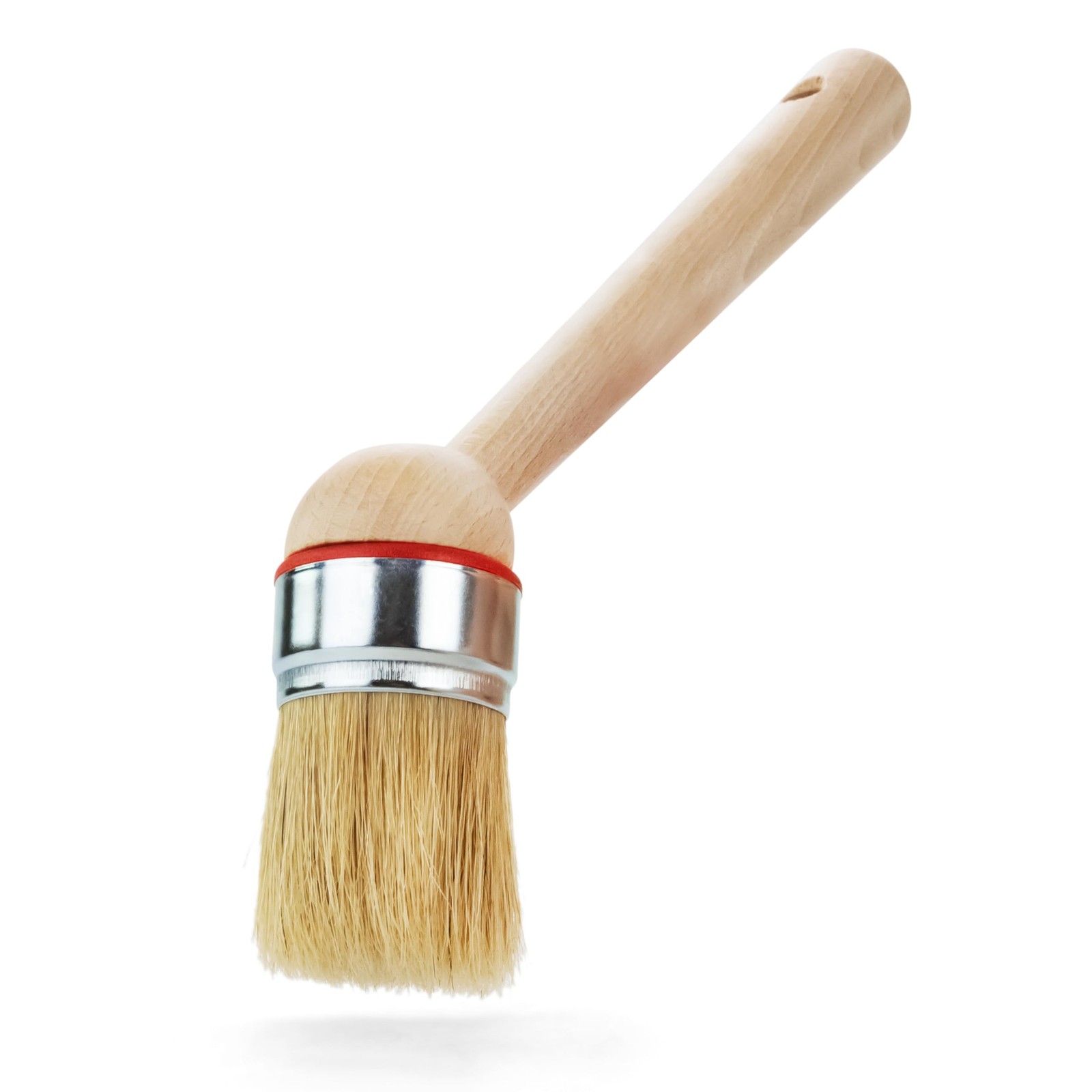 Brosse pour pâte de montage pneu ronde inclinée à manche court de 20.5cm