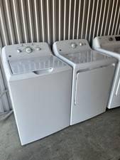 GE White Washer & Dryer Set Top-Load Electric Freestanding GTW220ACK2WW