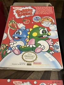 Bubble Bobble (NES, 1988 Taito) Complete CIB With Manual Box Nintendo